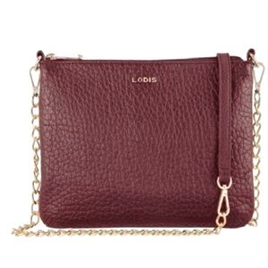 LODIS | Emily Italian leather convertible handbag/purse/crossbody/wristlet